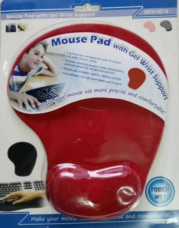 Ergonomic Mouse Pad with Wrist Support, Gaming Mouse Mat with Gel Wrist Rest, Ea - Image 3 of 4