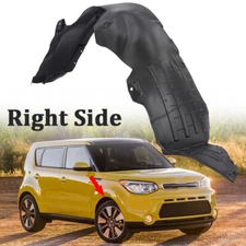 Front Right Side Fender Liner For 2015-2016 Kia Soul KI1249130 KI1249140 Plastic