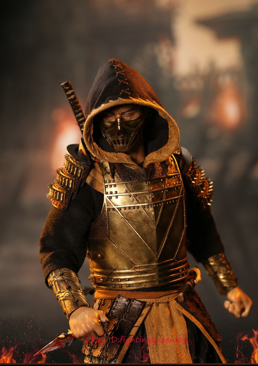 POPTOYS EX049 Scorpion Mortal Kombat 1/6 Action Figure 12'' Model