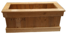 Garden Planter Made from RECYCLED WOOD for Garden Patio Outdoor LARGE 90 CM