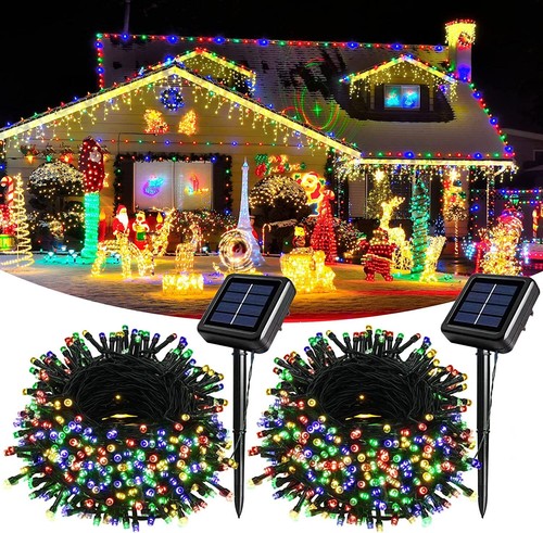 LED Solar Powered Outdoor String Lights Waterproof Garden Lights Yard Path Decor - Picture 4 of 53