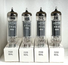 4 x NOS tubes Siemens RTC matched quad E84L 7320 = EL84 6BQ5