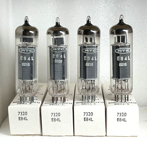 4 x NOS tubes Siemens RTC matched quad E84L 7320 = EL84 6BQ5