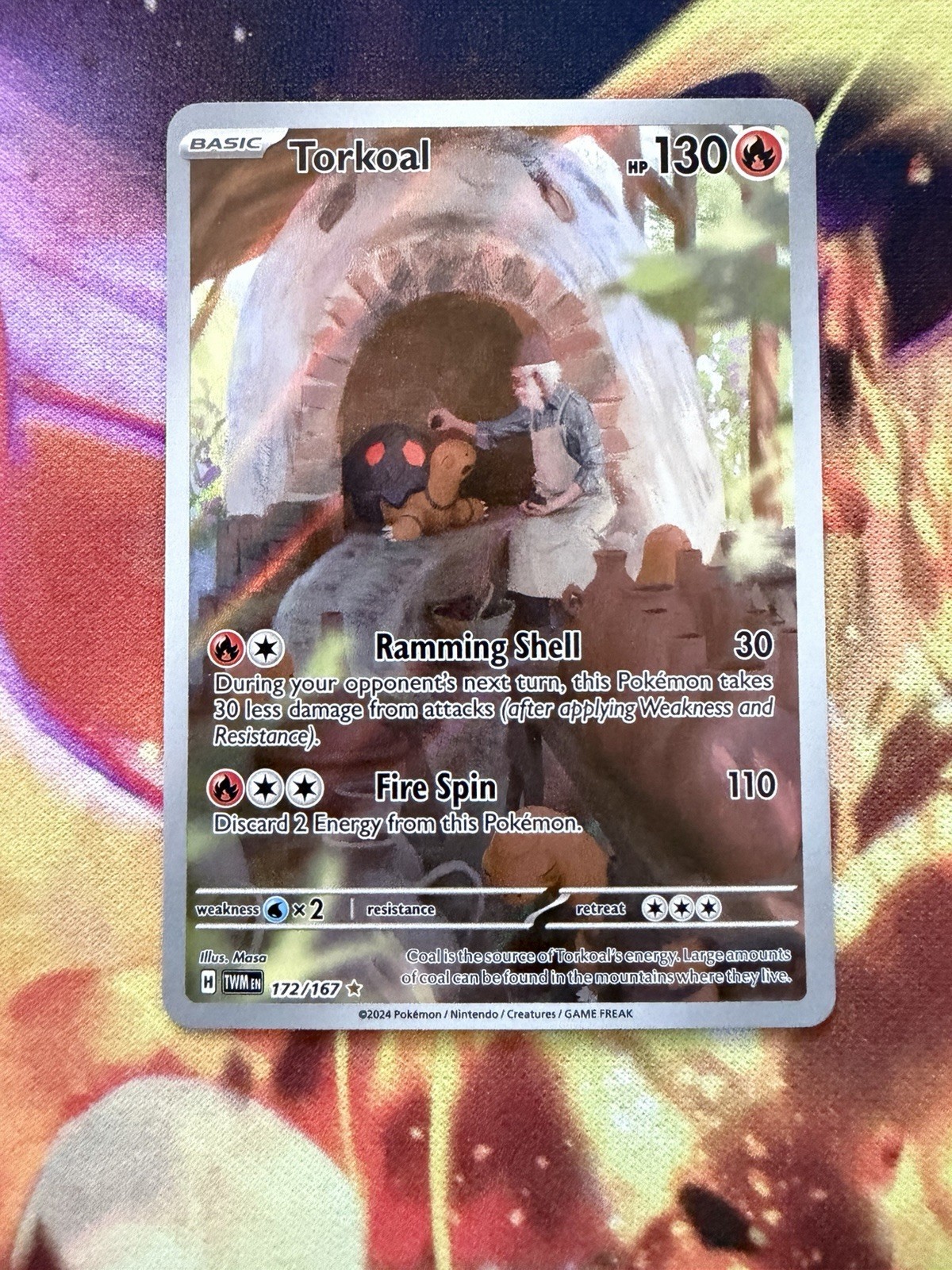 Torkoal 172/167 Sv06: Twilight Masquerade Holo