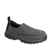 Nautilus Safety Footwear Women's Breeze Alloy Toe EH Slip-On Work Shoe Charcoal