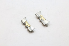 Authentic Vintage Rolex End Links Yellow Gold  Stainless Steel 19mm 322