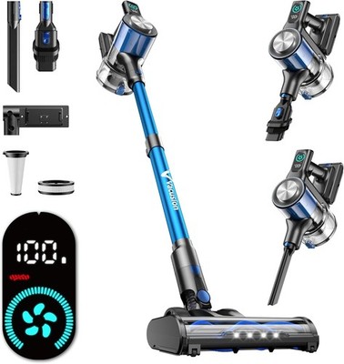 45Min Cordless Stick Vacuum 8 in 1 Self Standing