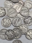 25 Mercury Dimes - Mixed - $2.50 Face Value 90% Silver SKUMD17