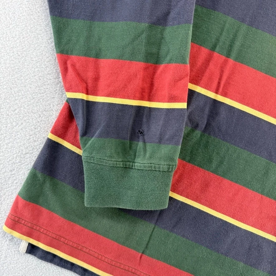 Camisa de Rugby Daniel Cremieux De Colección Para Hombre Grande Verde Colorido Bloque Preppy Foto 3 de 4