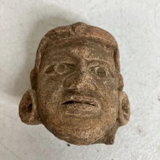 Pre-Columbian Sculpture Fragment Effigy Head