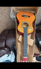 6-String Classical Acoustic Guitar, Orange Wood Body, Right-Handed