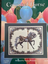 Just Cross Stitch Chart Carousel Horse Summer by Teresa Wentzler Item #100