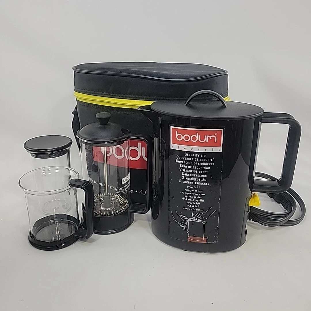 Bodum French Press Travel Kit w/ Electric Kettle Mug and Cannister
Opens in a new window or tab