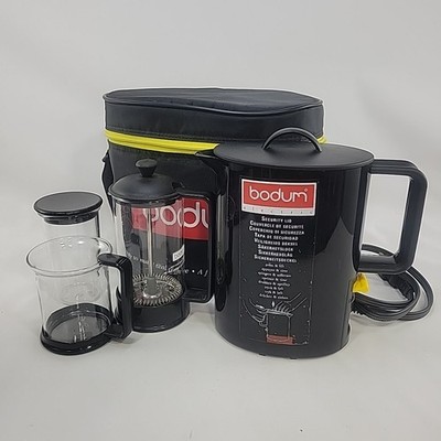 Bodum French Press Travel Kit w/ Electric Kettle Mug and Cannister