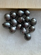 15 Loose Black Tahitian Pearl: 14-15mm Baroque Pearl Bead