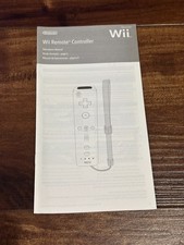 Wii Remote Controller Operations Nintendo Wii Instruction Manual Only