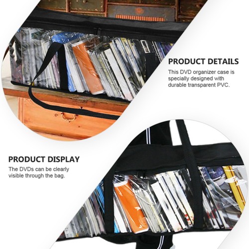 Video Games Organizer Clear Media Storage Bag Acrylic Storage Container - Afbeelding 8 van 12