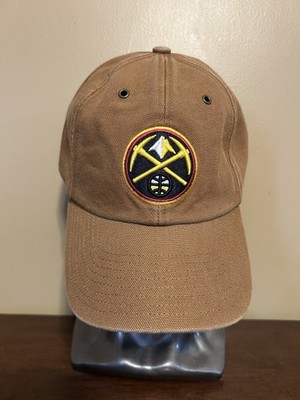 Denver Nuggets Carhartt x 47 Brand Clean Up Hat Duck Cloth Brown OSFM NEW SAMPLE