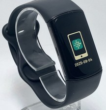 Fitbit Charge 6 Fitness Tracker Smart Watch Black Magnetic Band No Charger