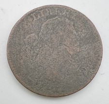 1798 Draped Liberty Bust Large Cent 1c AG / Well Circulated