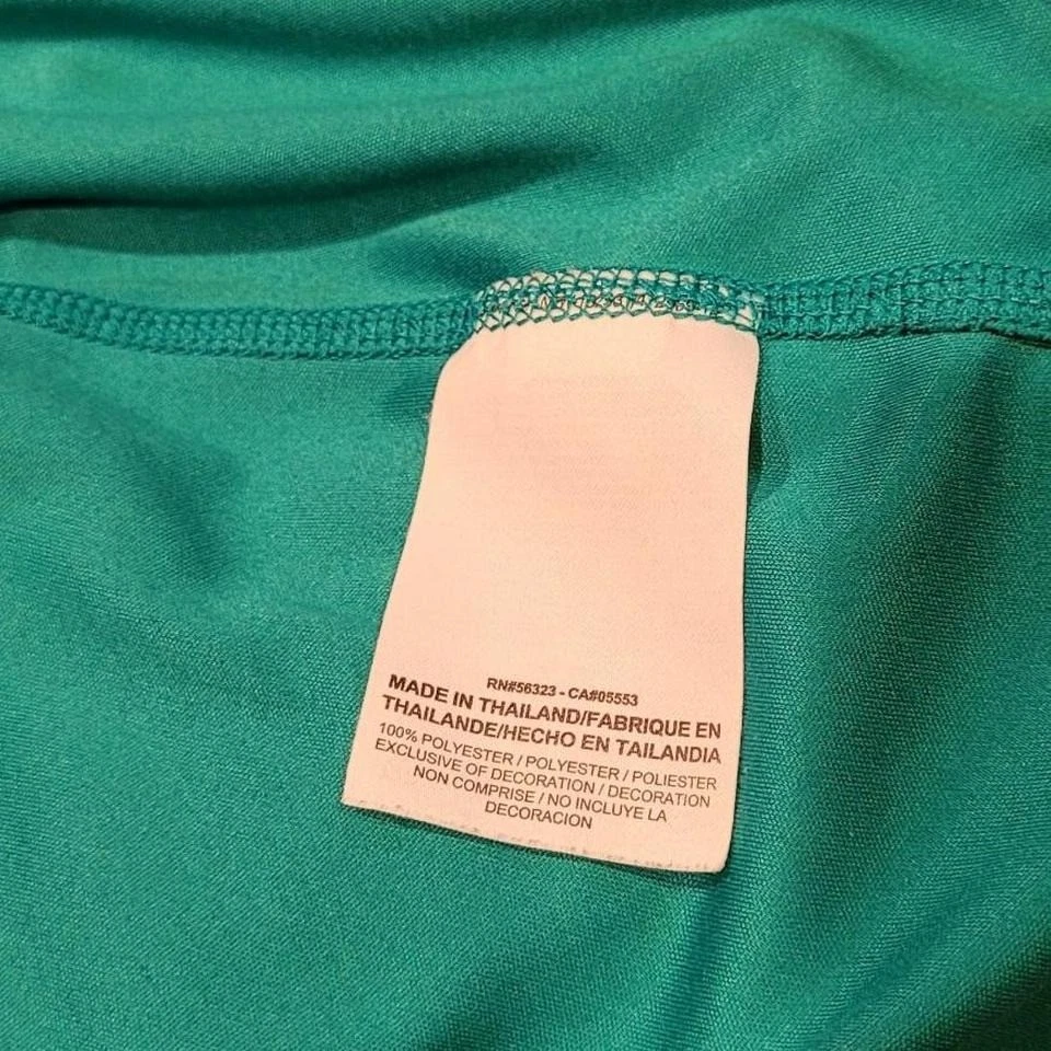 Camisa Nike Running Dri-Fit manga longa design cartografia onda azul feminina M - Imagem 4 de 4