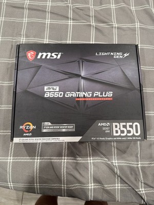 MSI MPG B550 GAMING PLUS, Socket AM4, AMD Motherboard
