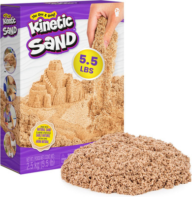Kinetic Sand 2,5 Kg - Original Magischer Kinetischer Sand Aus Schweden, Naturbra