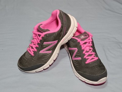 New Balance Woman US 8.5D Cush Running Sneakers Pink/Gray Mesh D W575GP1 CushNB