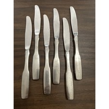 Oneida Paul Revere 6 Dinner Knives Community Stainless Flatware 8-1/2" EUC