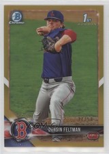 2018 Bowman Draft Chrome Gold Refractor 37/50 Durbin Feltman #BDC-33 14dh