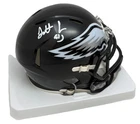 Fletcher Cox Signed Philadelphia Eagles 2022 Black Mini Helmet PSA 943