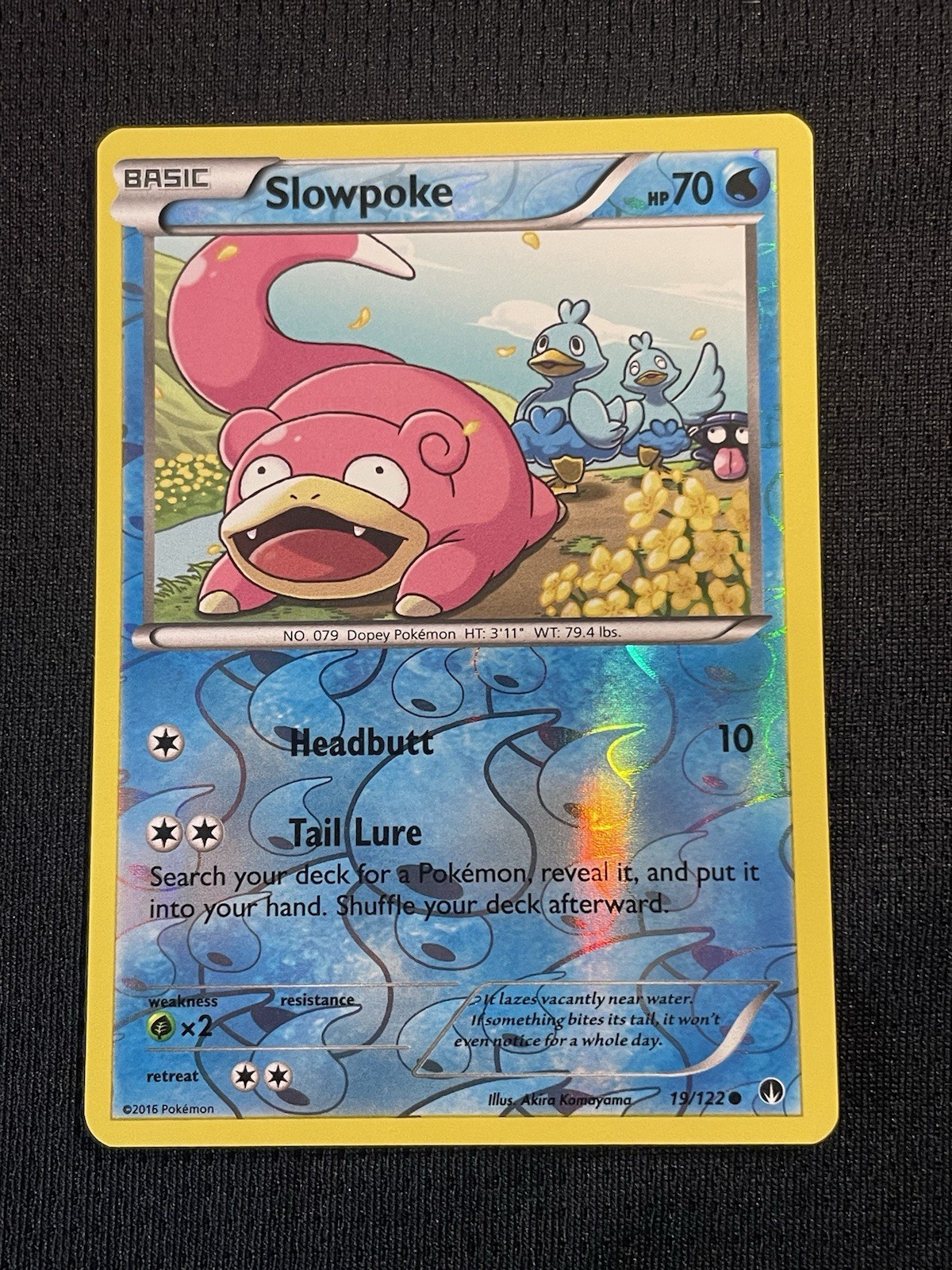 Slowpoke 19/122 Breakpoint Reverse Holo NM Condition