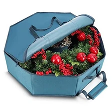 Wreath Storage Container - Hard Shell Christmas Wreath 24" Non woven fabric