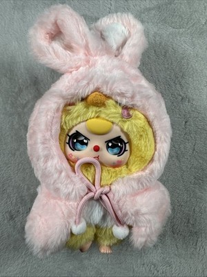 Baby Three 'I Am Not A Warrior' Series Chick In Bunny Cape Plush ITEM IN PICS