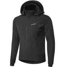 Winter Outdoor Soft Shell Windproof Jacket Men Fleece Wind Coat With Hooded B...