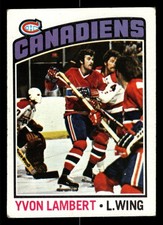 1976-77 Topps Yvon Lambert #232 - Montreal Canadiens - VG