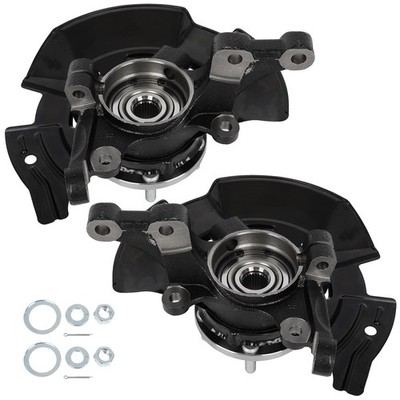 2 Pcs Front Knuckle Wheel Hub Bearing Assembly For Hyundai Sonata 2011-2012 2013