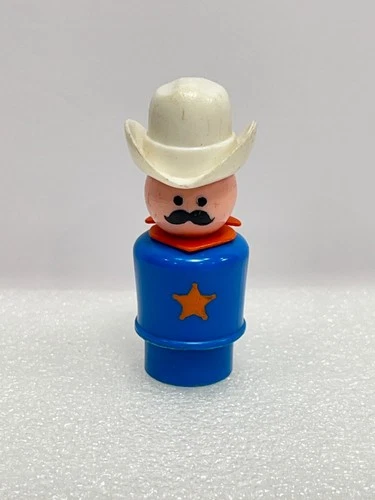 VINTAGE FISHER PRICE WESTERN TOWN PLAYSET SHERIFF LITTLE PEOPLE #934