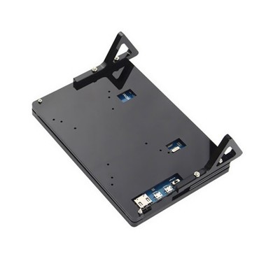 Front & Back Shell + Base + Screws For 7 inch Raspberry Pi 2 B LCD Touch Screen