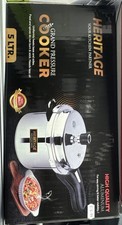 Heritage Grand Pressure Cooker 5 LTR Stainless Steel with Lid