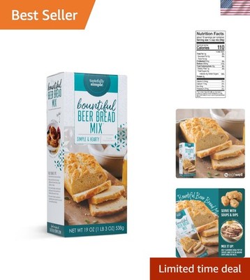 Bountiful Beer Bread Mix 19 Oz - Effortless All-Natural Artisan Bread Creation