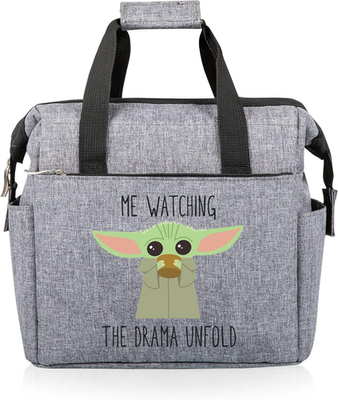 #ad Star Wars Mandalorian Grogu on the Go Lunch Bag Soft Cooler Lunch Box Insulate $64.73