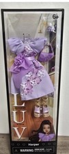 LUV Limitless Unique Vibrant Harper Fashion Pack Accessories Doll Purple Dress