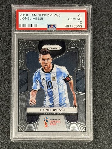 2018 Panini Prizm World Cup #1 Lionel Messi PSA 10 GEM MINT **Read Description**