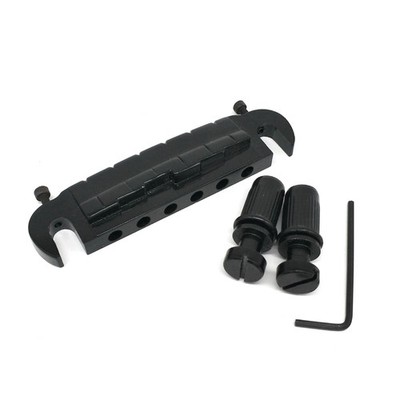 Kleine integrierte Brücke Saitenhalter für LP E-Gitarre Teile schwarz T4Z85141