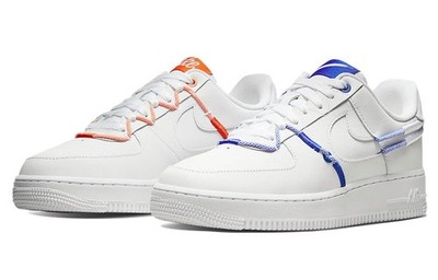 Nike Air Force 1 Low '07 Lx White Orange Blue Women's - DH4408-100 MT