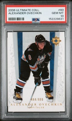 2006 Alexander Ovechkin Ultimate Collection /699 #60 PSA 10 GEM MT - POP 7