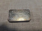 Vintage Engelhard 10 oz .999+ Silver Pebble Back Pressed Bar C173650