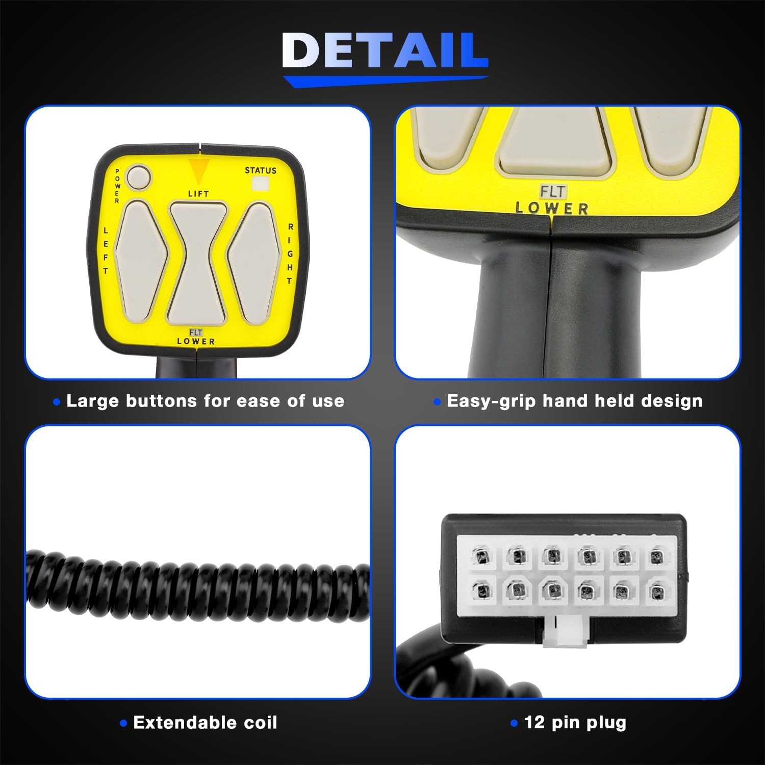 Handheld Snow Plow Controller For Meyer Diamond Snow Plow Blade E-47 E-60 E-57