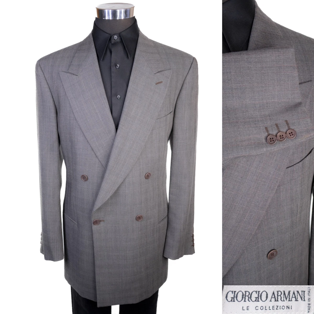 Armani Collezioni Long Double-Breasted Suits & Blazers for Men for